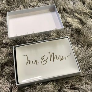 Fringe Mr. & Mrs. ring tray